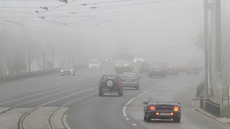 AVERTIZARE DE CEAȚĂ în nouă județe din centrul și nordul țării