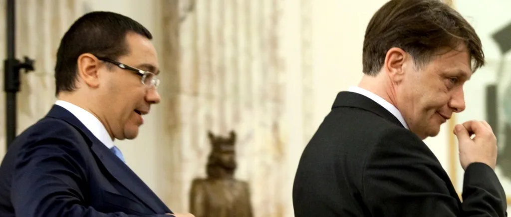 Ponta s-a întâlnit cu Antonescu la Senat: Am mâncat un covrig împreună.  Replica lui Antonescu 