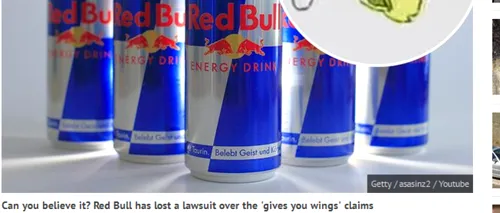 „Red Bull nu-ți dă aripi. Despăgubiri record pentru cumpărătorii din ultimii 12 ani ai faimosului energizant

