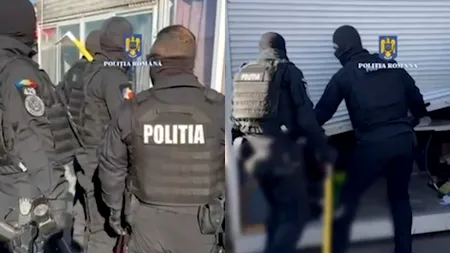 Percheziții de amploare la Târgul Vitan din București, într-un dosar ce vizează vânzarea unor produse susceptibile a fi contrafăcute. VIDEO