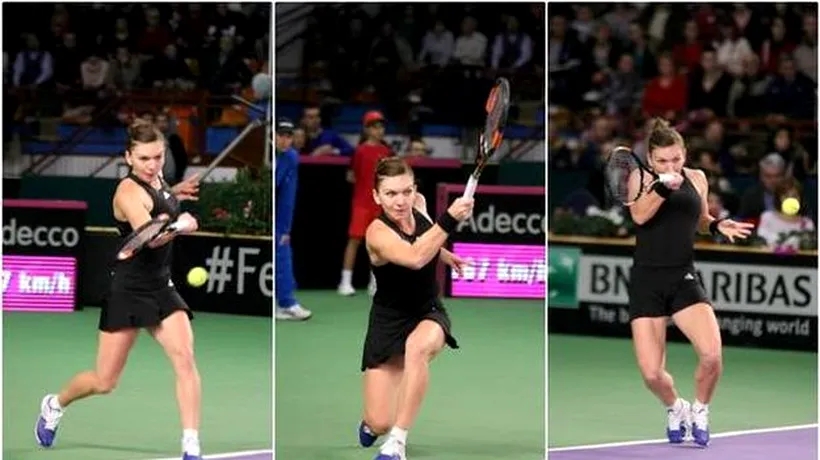 Simona Halep la Fed Cup: Mi-a fost rău înainte de meciul cu Muguruza