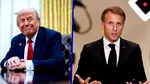 Emmanuel Macron, critici dure la adresa lui Donald Trump pe seama protestelor din Franța: „Își face campanie electorală pe spatele nostru”