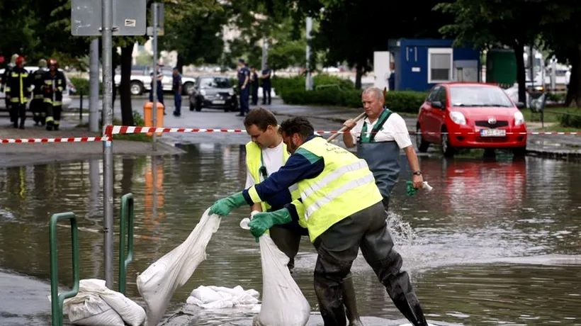 Dunărea a atins un nivel record la Budapesta.1.000 de persoane au fost evacuate