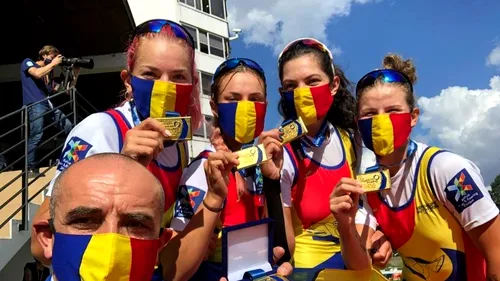 Românii au câștigat cinci medalii de aur la Europenele Under-23, la canotaj