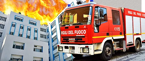 Patru oameni au murit în urma unui INCENDIU produs într-un spital de lângă Roma. 200 de pacienți au fost evacuați