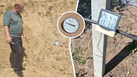 Temperaturi extreme. Nisipul din Sahara Olteniei 