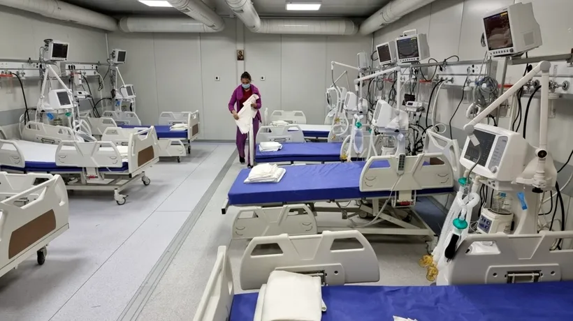 Spitalul modular COVID de la Lețcani, la un pas de a fi închis din nou. „Este frig şi pentru un om sănătos”