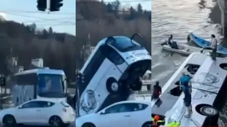 Tragedie în Italia: o persoană a murit, după ce un autobuz a căzut în apele unui râu din Torino