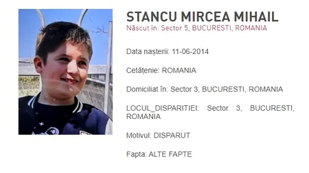 Alertă în București: copil de 11 ani dispărut în Sectorul 3. A fost emis mesaj RO-ALERT