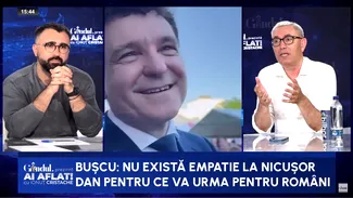 Doru Bușcu: „Bolojan are o misiune tehnică. Nicușor Dan trebuie să joace rolul de părinte al națiunii”