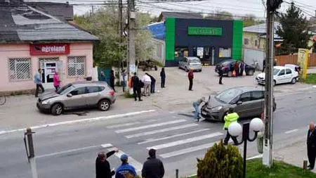 Doctorul Andrei a provocat un accident de circulație în Dâmbovița. VIDEO cu caramabolul