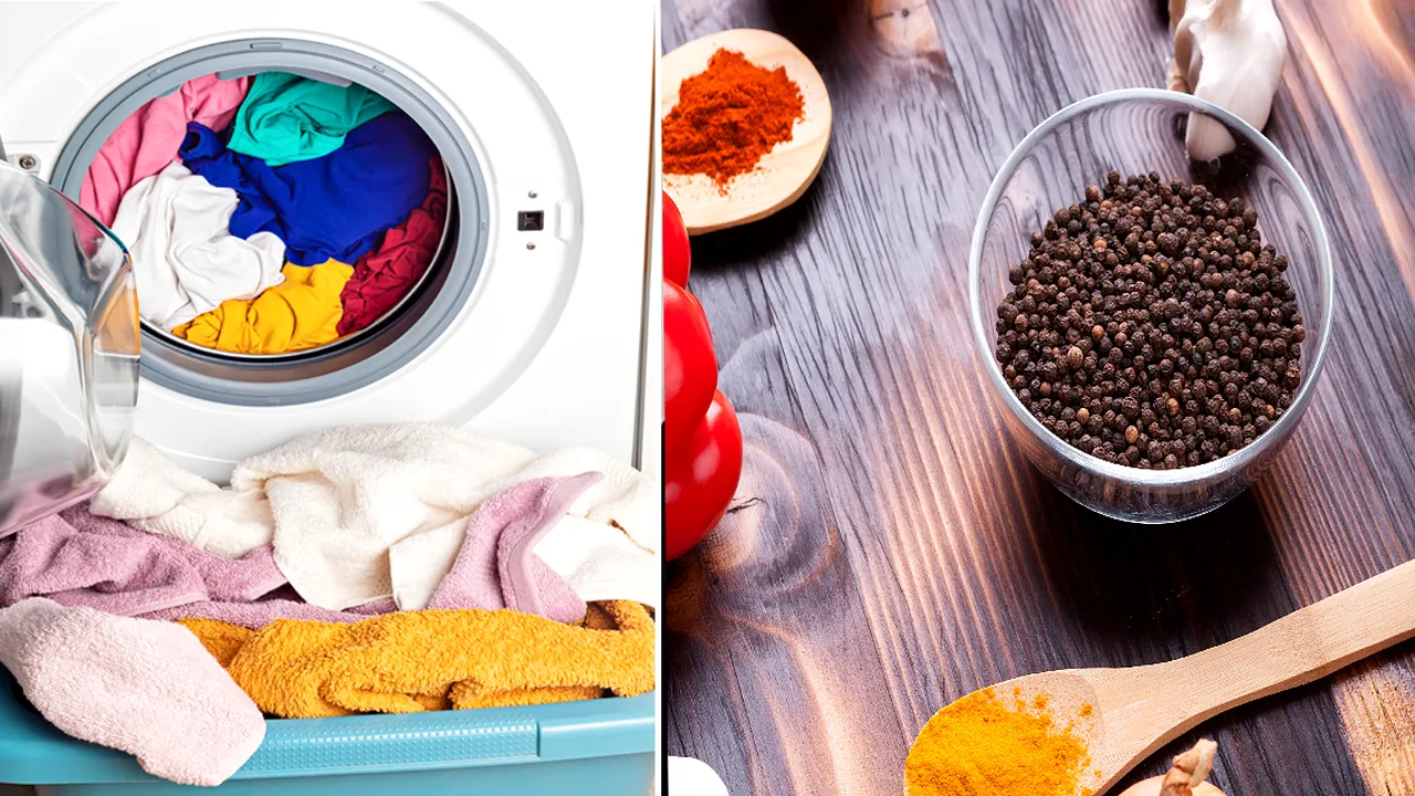 Condimentul din bucătărie pe care să-l pui în mașina de spălat. Trucul care salvează hainele colorate
