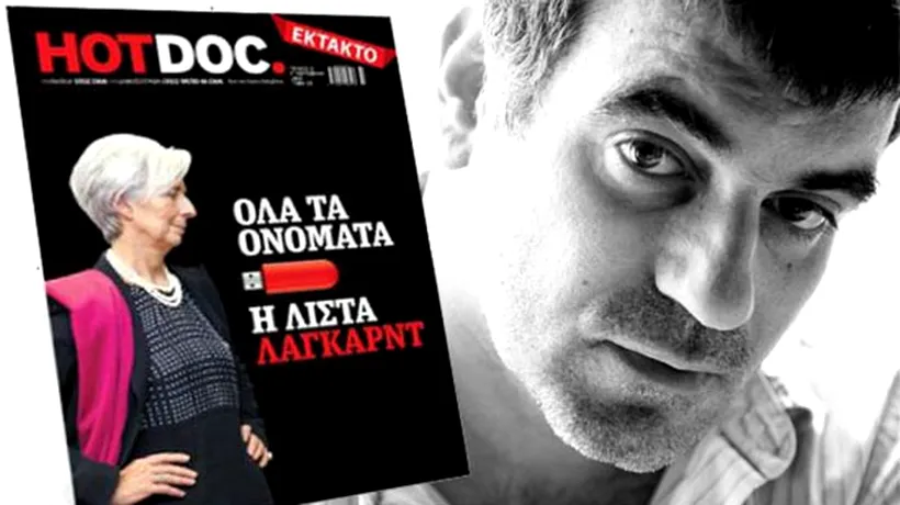 Un jurnalist elen a fost arestat pentru publicarea unei liste de milionari greci cu bani în Elveția