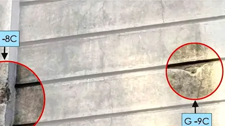 Ce se va întâmpla cu urmele de GLOANȚE de la Revolutie de pe fațada Universității București. Clădirea se află în plin șantier de renovare