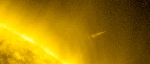 NASA a suprins prăbușirea unei comete pe Soare. VIDEO