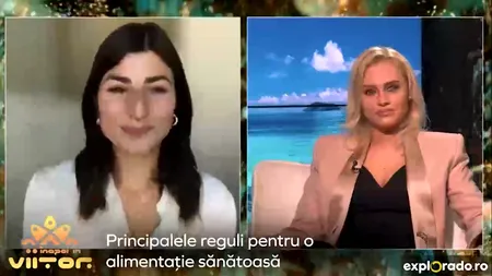 „Înapoi în viitor cu Andreea Perminova” | Ana Geoană, fiica lui Mircea Geoană, despre regulile unei alimentații sănătoase: „Nu trebuie să excludem unele grupe alimentare”