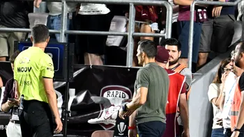Oțelul Galați – Rapid, 1-1, în Superliga. FAZĂ controversată. Costel Gâlcă: „Penalty clar”