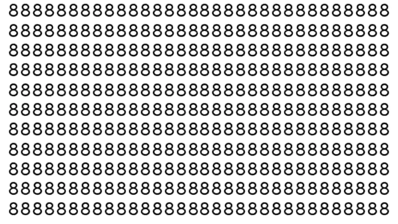 ILUZIE optică virală | Găsiți cifra 6 în maximum 5 secunde! Doar geniile reușesc să facă asta într-un timp atât de scurt. Te numeri printre ei?