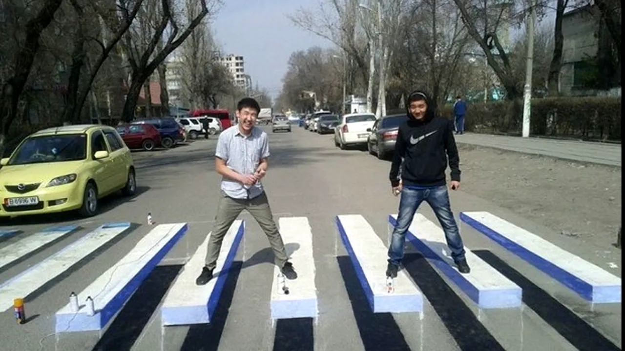 Soluția indienilor pentru vitezomani: trecerile de pietoni 3D