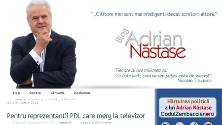 Adrian Năstase face, din închisoare, 