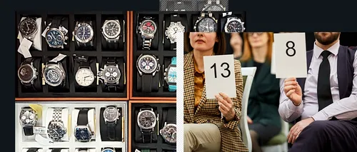 FOTO | Supercolecție de ceasuri de lux, scoasă la licitație de ANAF. Povestea fabuloasă a bijuteriilor care taie respirația cunoscătorilor
