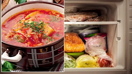 La asta nu te așteptai! Ce se întâmplă dacă ții ciorba în congelator. Rezistă sau nu?