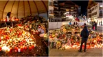 Coincidență tulburătoare. Altarul improvizat în memoria victimelor incendiului din Crans Montana a fost cuprins de flăcări