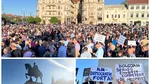 OrădeniI au ieșit în stradă pentru a-l susține pe premierul Ilie Bolojan: „Bolojan, nu uita, Oradea-i de partea ta”