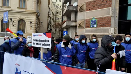 Bugetarii ies în stradă! Federația Publisind protestează în București, Giurgiu, Brăila și Vâlcea!