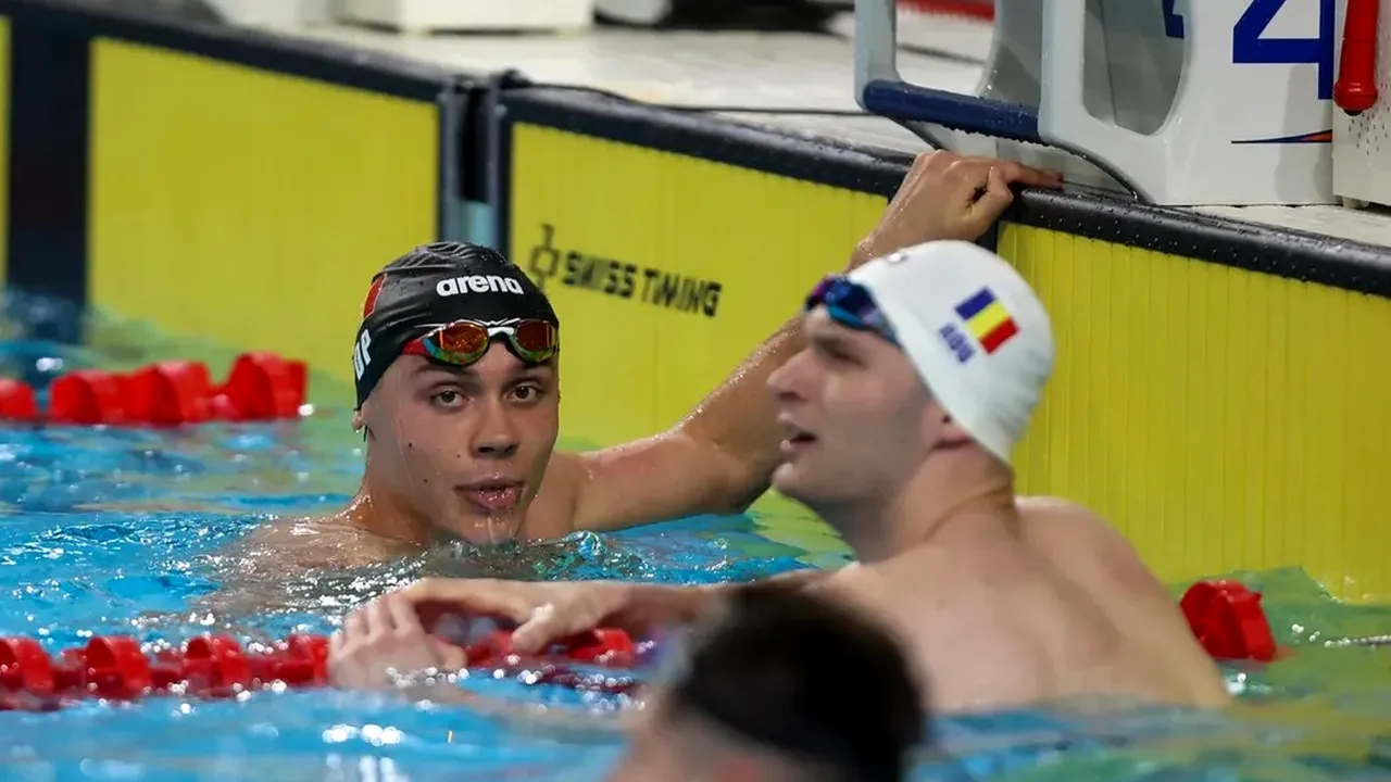 David Popovici mai adaugă o medalie de aur în palmares