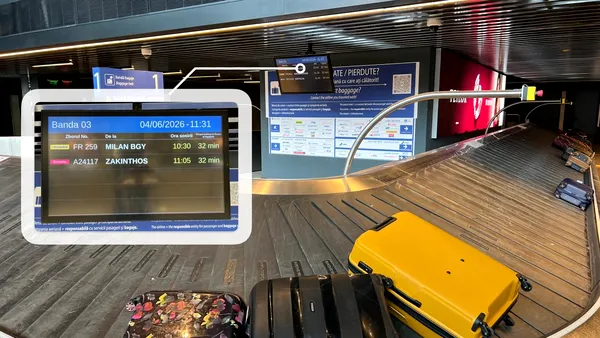 Premieră pe Aeroportul Otopeni: inteligența artificială va estima când ajung bagajele pasagerilor la bandă