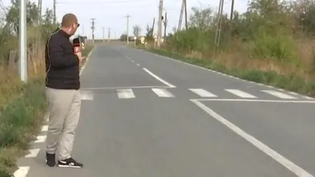 Așa arată trecerea de pietoni de 39.000 de lei care duce spre nicăieri. Se află într-un oraș mare din România
