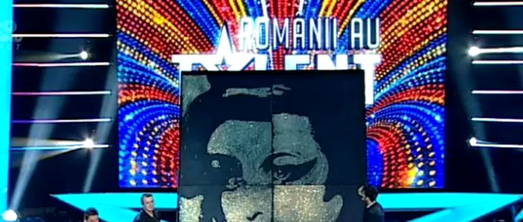 ROMÂNII AU TALENT. Bogdan Olteanu, concurentul care a pictat-o cu sclipici pe Amy Winehouse - VIDEO