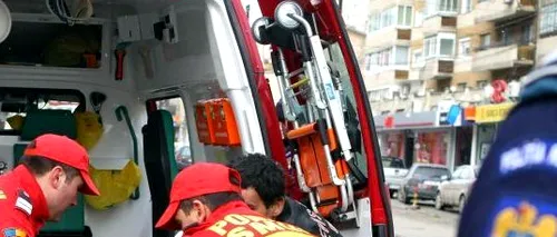 Accident tragic în Brașov: Un muncitor s-a prăbușit de la 18 metri împreună cu schela pe care lucra. Care este starea bărbatului