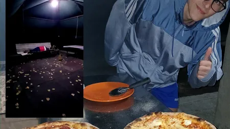 Micul Hercule, obligat de tată să doarmă afară, noaptea, pe cartoane. Martori: „Am sunat la protecția copilului”