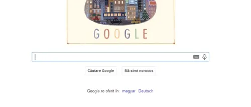SĂRBĂTORI FERICITE! De Crăciun, Google a lansat un logo special pentru utilizatorii săi