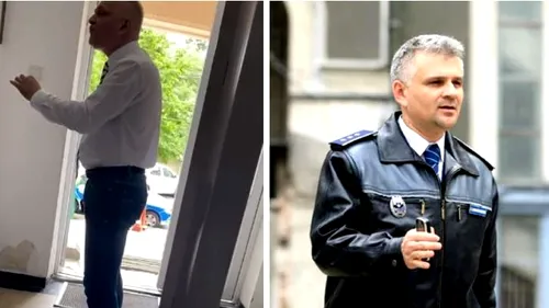VIDEO| Christian Ciocan, fost purtător de cuvânt al Poliției Române, circ la secția de poliție după ce a rămas fără permis: „Băi băieți, lăsați-vă tată de circulație!”