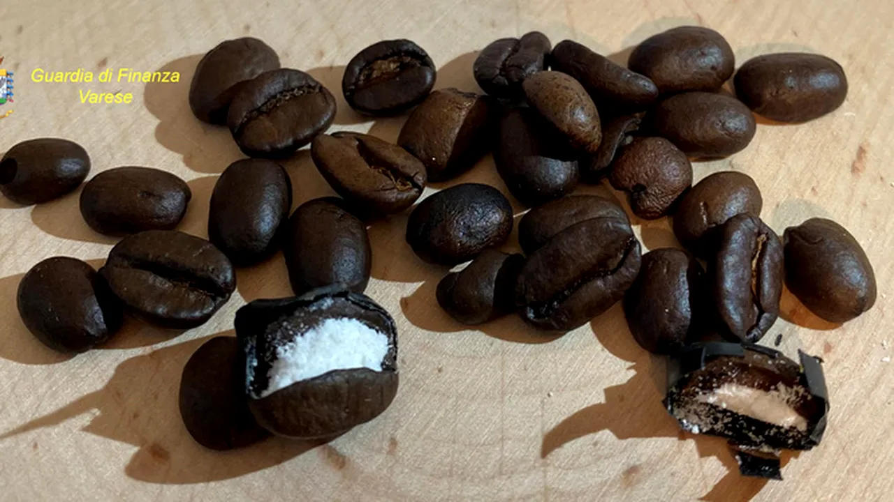 Poliția italiană a depistat un transport de cocaină ascuns în boabe de cafea | VIDEO
