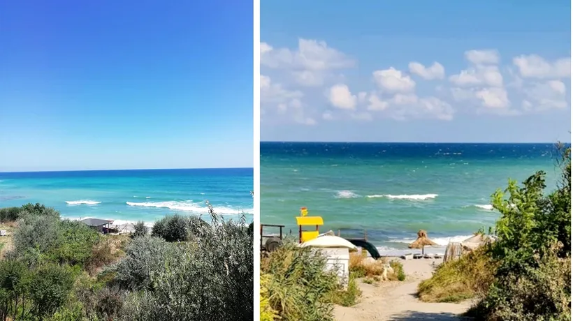 Plaja din România unde Marea Neagră e TURCOAZ! Un „colț de rai” aflat la 15 minute de Constanța