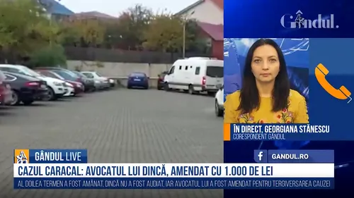 GÂNDUL LIVE. Cazul Caracal: Avocatul lui Gheorghe Dincă, amendat cu 1.000 de lei, pentru tergiversarea cauzei!