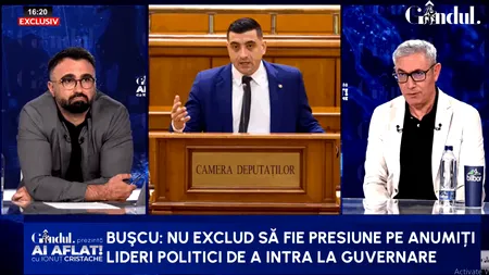 Va intra AUR la guvernare? Bușcu: Este la fel de legitim ca și celelalte partide/Electoral arată ca fiind de viitor