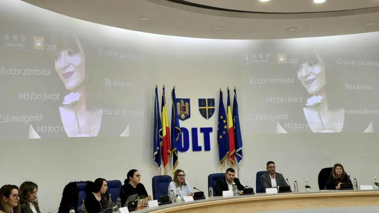 (P)CJ Olt a organizat un eveniment dedicat prevenirii traficului de persoane şi combaterii violenţei domestice