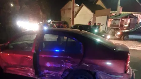 Accident grav la Poșta Câlnău. Un copil și trei adulți au fost răniți (FOTO)