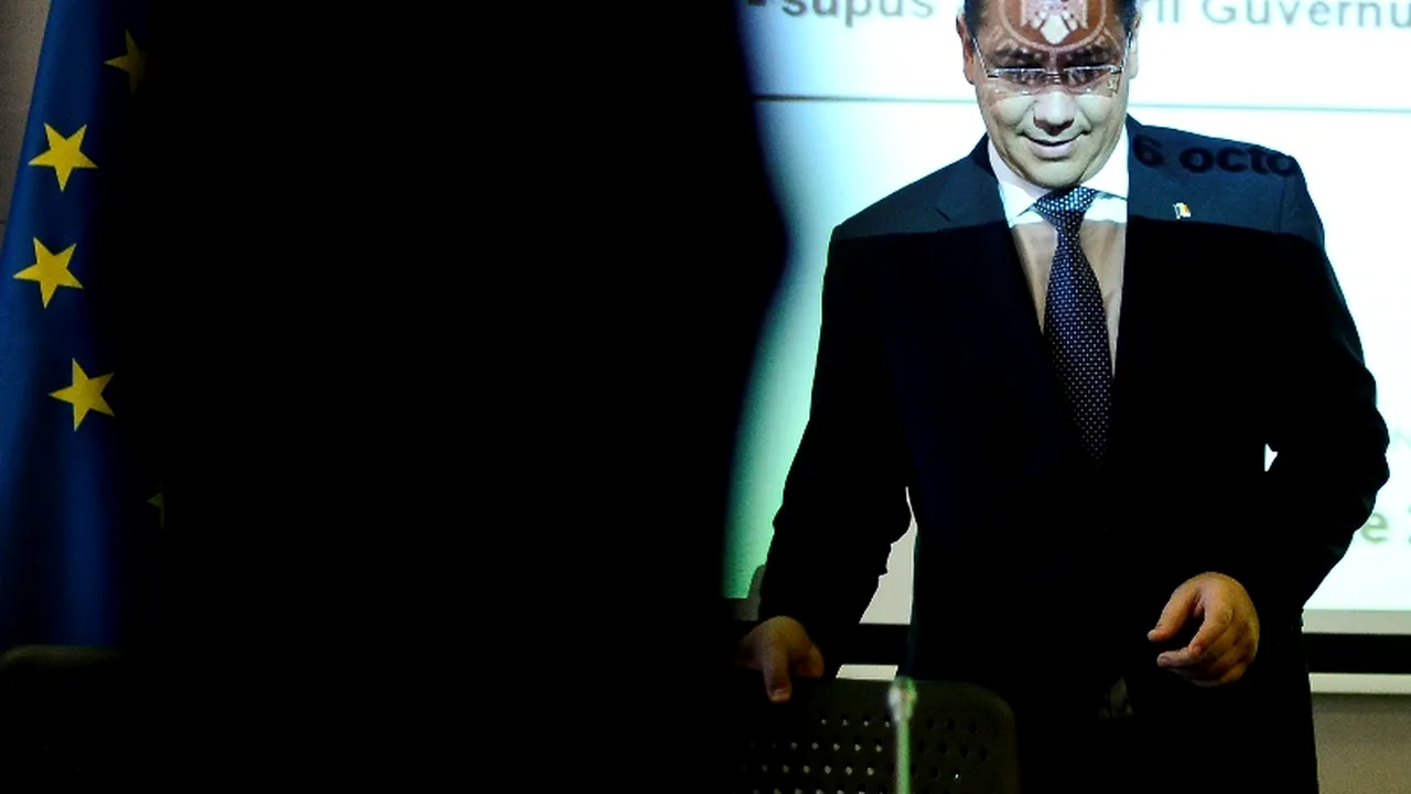 Da, e reală! Premierul Victor Ponta, cu stema „în frunte