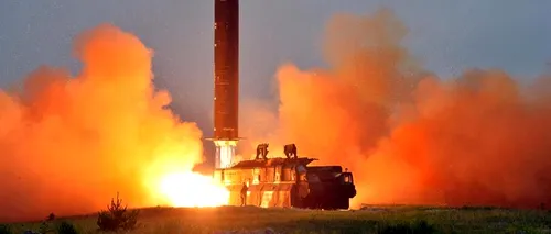 O rachetă nord-coreeană a distrus un complex industrial, în cursul unui test 
