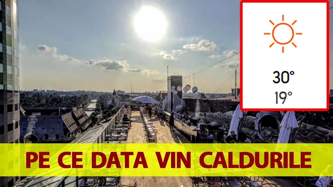 Meteorologii ACCUWEATHER anunță când vine vara, de fapt, în România. Pe ce dată exactă vin temperaturile de peste 30 de grade Celsius