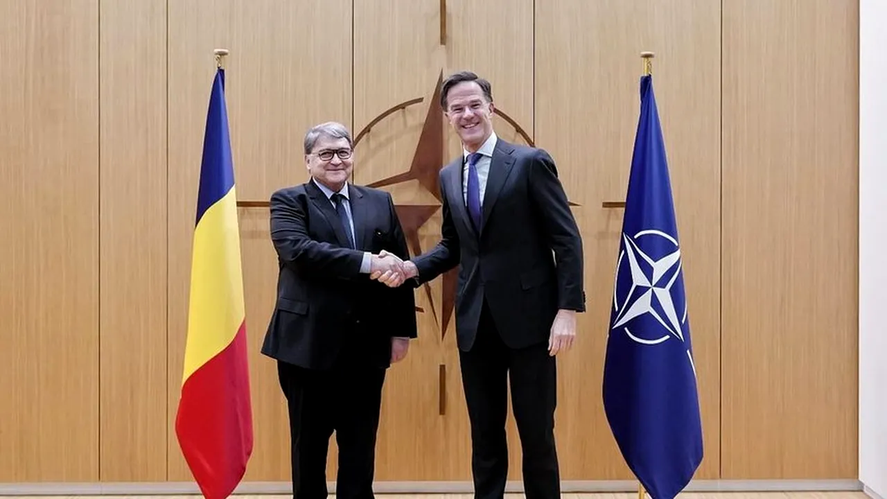 Prima întâlnire Emil Hurezeanu-Mark Rutte. Tema principală, ACȚIUNILE MALIGNE ale Rusiei la adresa NATO și partenerilor săi