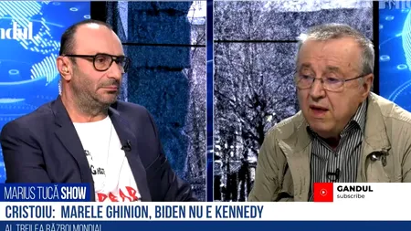 VIDEO Ion Cristoiu dezvăluie marele ghinion al istoriei universale: „Biden nu este Kennedy! Este pentru prima dată în istoria postbelică când o putere se confruntă cu o putere mai mică și cea mică este ajutată direct cu arme