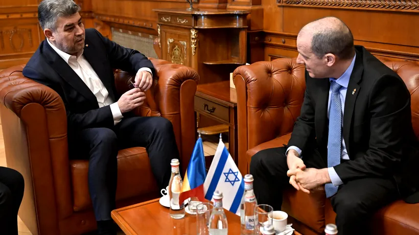 Marcel Ciolacu, întâlnire cu ambasadorul Israelului la Bucureşti: „I-am mulțumit pentru SPRIJINUL puternic pe care țara sa ni-l acordă”