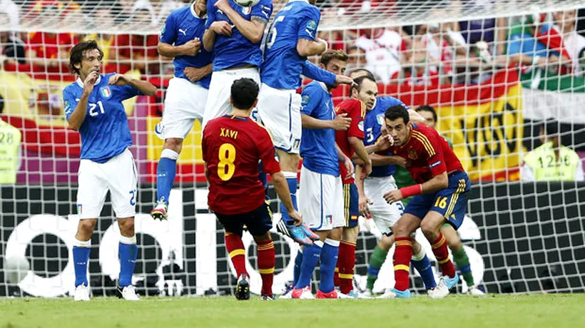 EURO 2012: Parcursul Spaniei și al Italiei până la finală